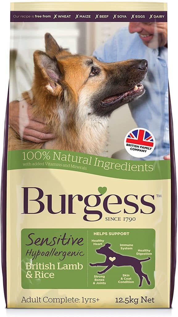 Supadog Burgess Hypoallergenic Dog Food - Lamb